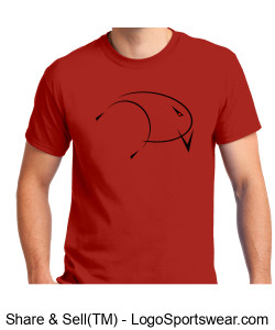 Gildan Ultra Cotton T-Shirt - Bass Fishing Addictions Design Zoom